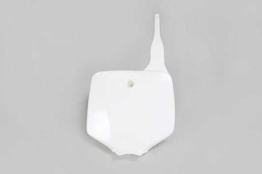 UFO Front number plate white Kawasaki