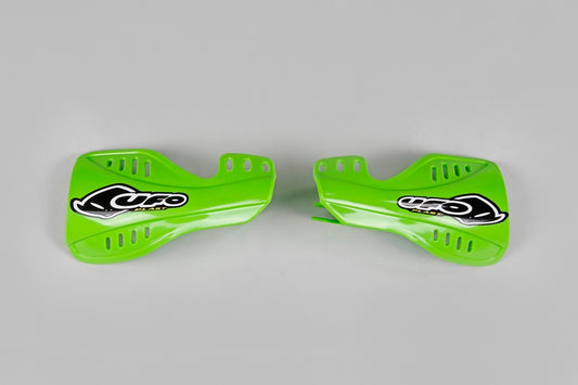 UFO Front fork protectors green Kawasaki KX125/250 