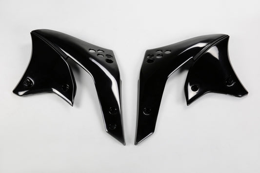 UFO Radiator shrouds black Kawasaki KX250F