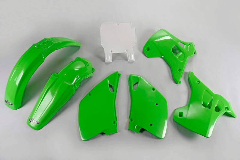 UFO Plastic kit OEM kleur Kawasaki KX125/250