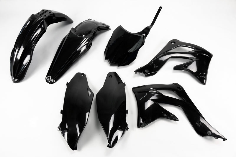 UFO Plastic kit zwart Kawasaki KX450F