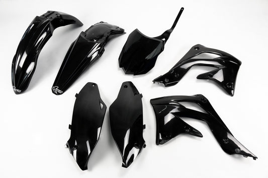 UFO Plastic kit zwart Kawasaki KX450F
