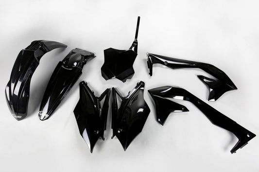 UFO Plastic kit black Kawasaki KX450F 