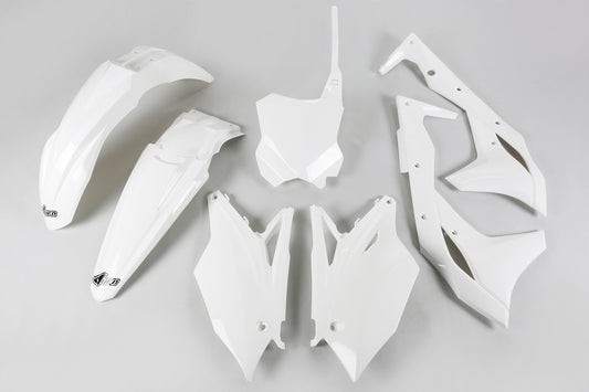 UFO Plastic kit white Kawasaki KX250F
