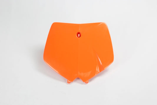UFO Voornummerplaat oranje KTM