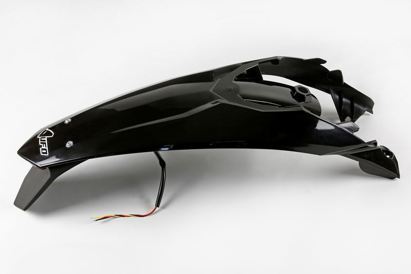 UFO Rear fender + license plate holder + light white KTM
