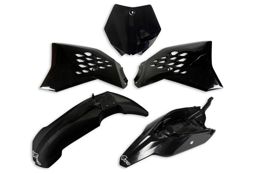 UFO Plastic kit zwart KTM SX 65