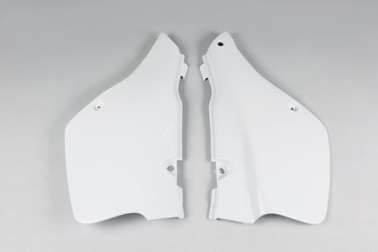 UFO Side number plates white Suzuki RM250