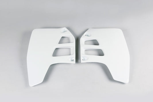 UFO Radiator shrouds white Suzuki RM125/250