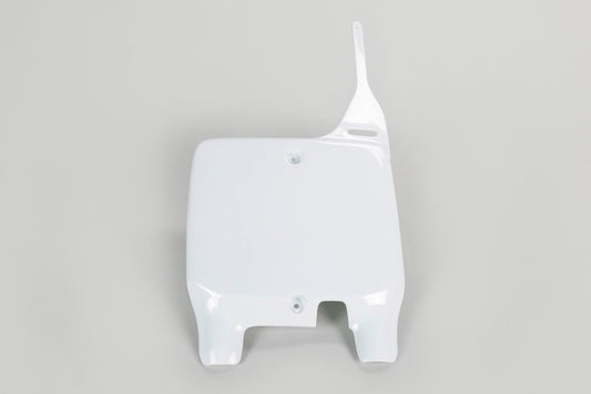UFO Front number plate white Suzuki RM125/250