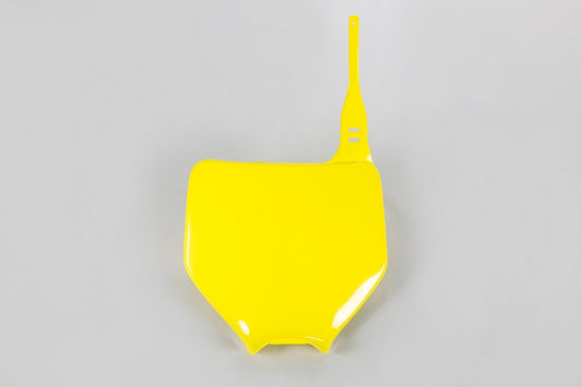 UFO Front number plate yellow Suzuki RM-Z250