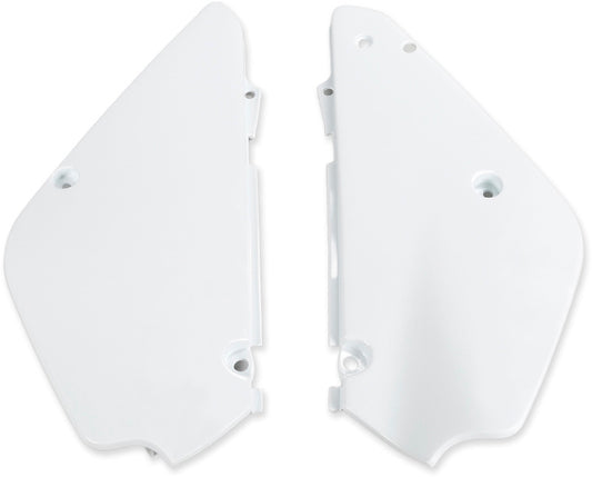 UFO Side number plates white Suzuki RM85
