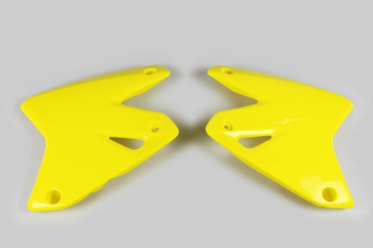 UFO Radiator shrouds yellow Suzuki DR-Z400E