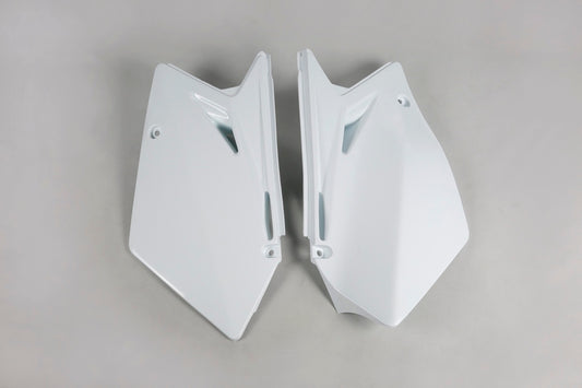 UFO Side number plates white Suzuki RM-Z450