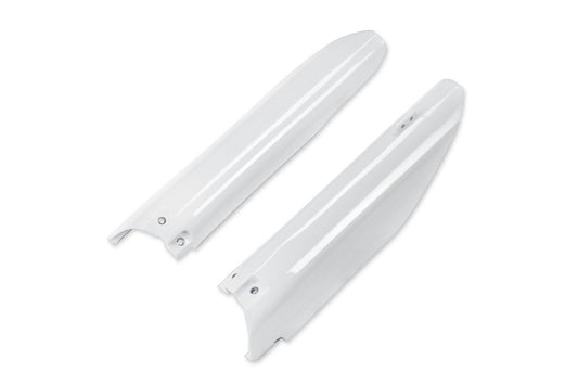 UFO Front fork protectors white Suzuki