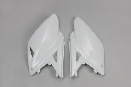 UFO Side number plates white Suzuki RM-Z250