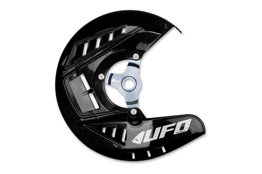 UFO Front brake disc protector black Suzuki RM-Z250/RM-Z450