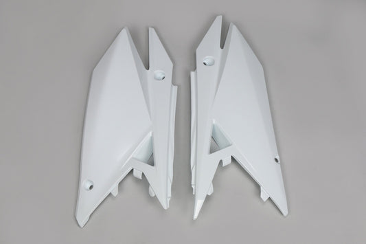 UFO Side number plates white Suzuki RM-Z450