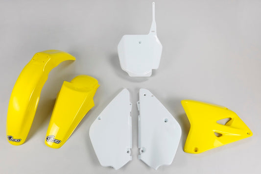 UFO Plastic kit OEM color yellow/white Suzuki RM85