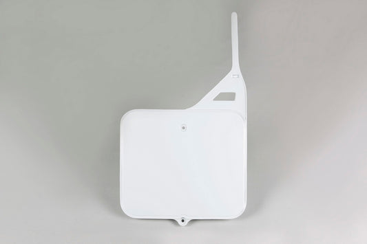 UFO Front number plate white TM