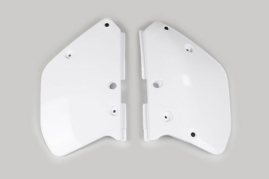 UFO Side number plates white Yamaha 