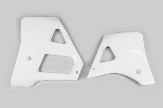 UFO Radiator shrouds white Yamaha 