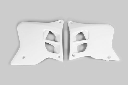 UFO Radiator shrouds white Yamaha 