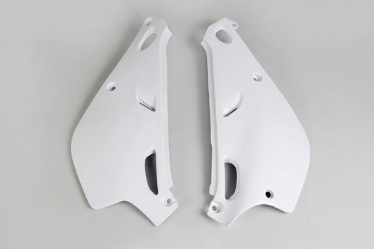 UFO Side number plates white Yamaha YZ80LC/LW 