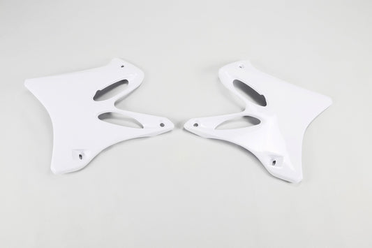 UFO Radiator shrouds white Yamaha 