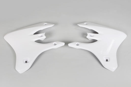 UFO Radiator shrouds white Yamaha WR250F/450F 