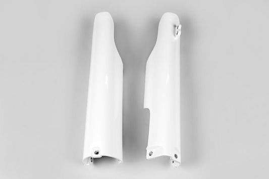UFO Front fork protectors white Yamaha