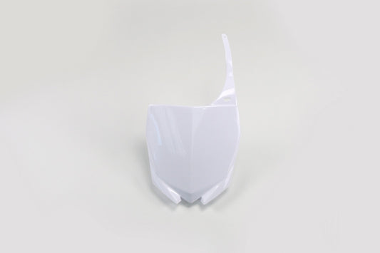 UFO Front number plate white Yamaha