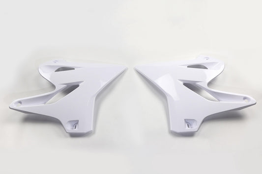 UFO Radiator shrouds white Yamaha YZ125/250