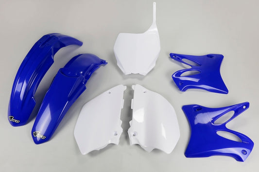 UFO Plastic kit OEM color blue/white Yamaha YZ125/144/250 