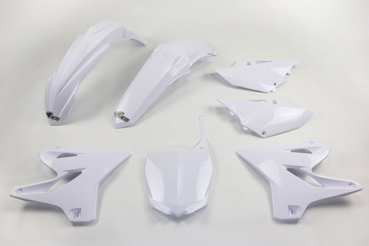 UFO Plastic kit white Yamaha YZ125/250