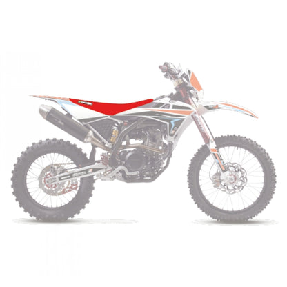 BLACKBIRD Zebra Seat Cover Red/Black Fantic XE/XX