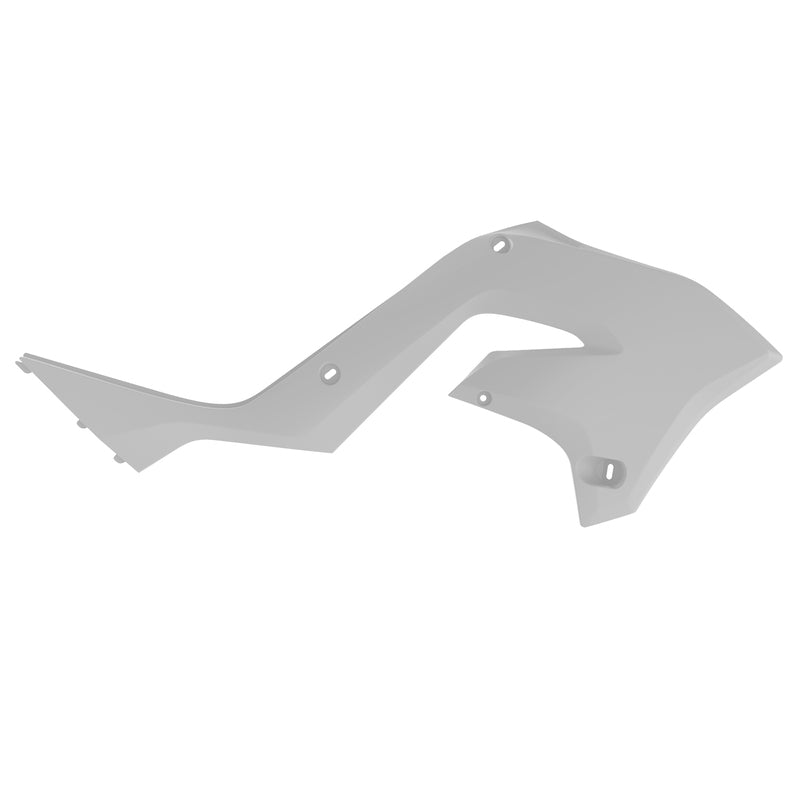 POLISPORT Radiator Covers Restyle White Kawasaki KX125/250