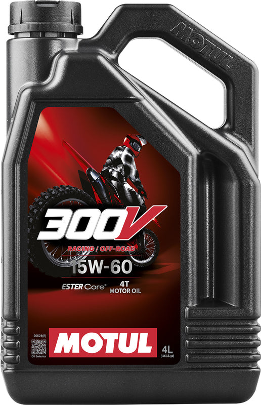 MOTUL 300V Factory Line Off Road Racing 4T Engine Oil - 15W60 4L