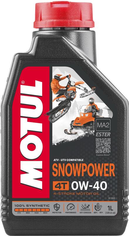 MOTUL Snowpower 4T engine oil - 0W40 1L 