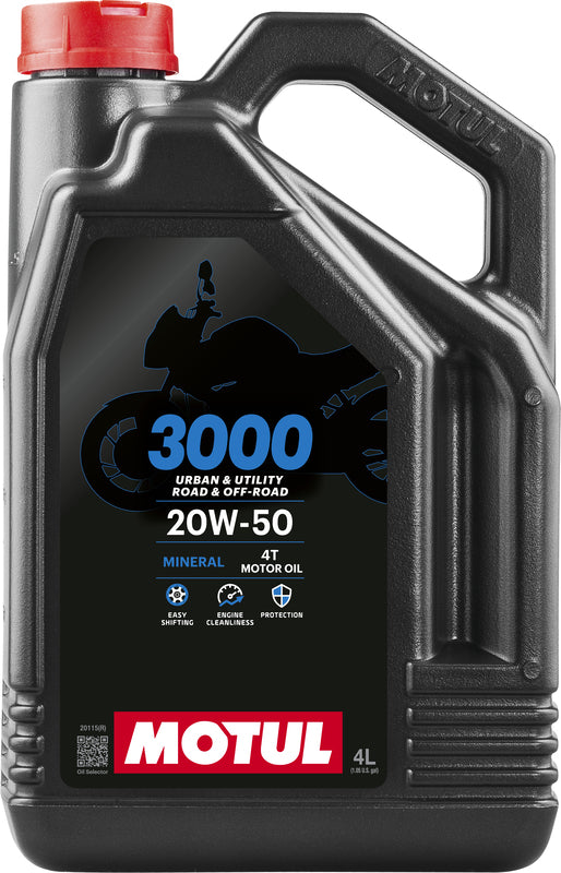 MOTUL 3000 4T engine oil - 20W50 4L 