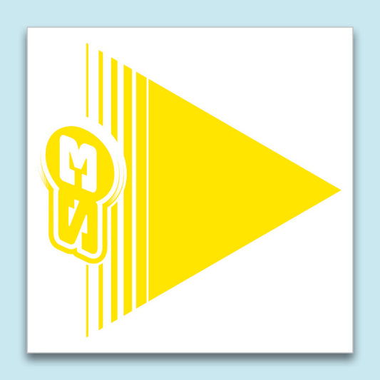 S3 Signaling Arrows Yellow 50 Pieces 12x12cm 