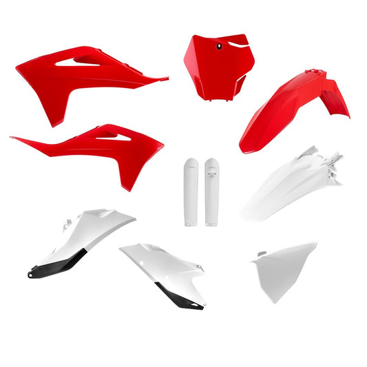 POLISPORT Plastic Kit - Red/White
