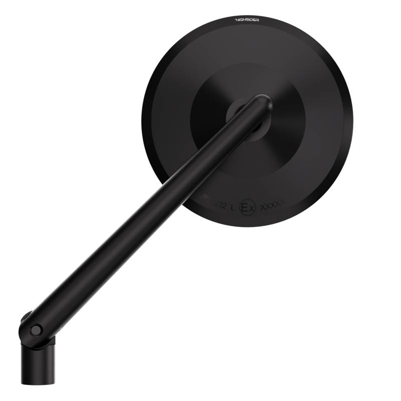 HIGHSIDER pro Handlebar Mirror Montana-Blast Black (1pc)