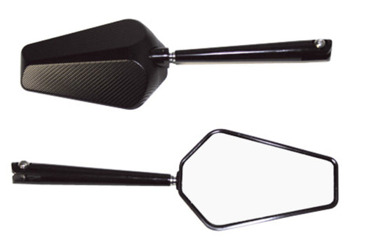 HIGHSIDER pro Handlebar Mirror Prato Black (Pair)