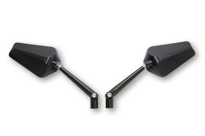 HIGHSIDER pro Handlebar Mirror Prato Black (Pair)
