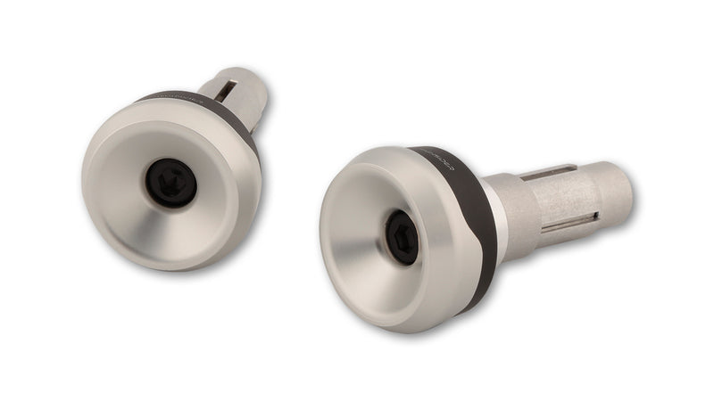 HIGHSIDER pro Akron-XS Handlebar Ends Silver (Pair)