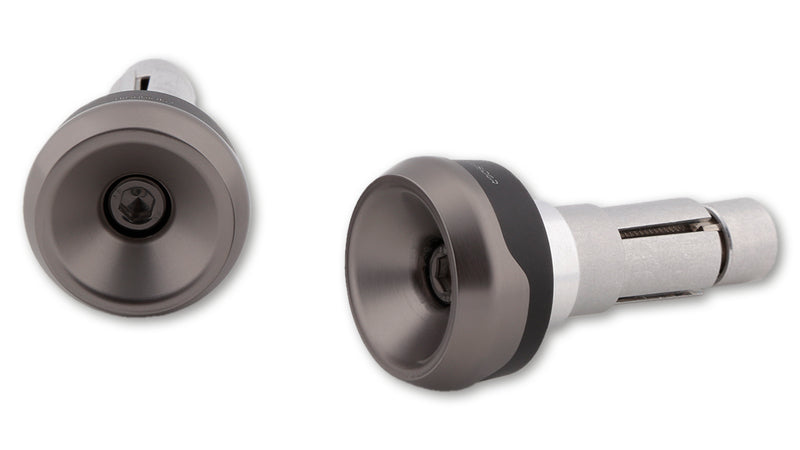 HIGHSIDER pro Akron-XS Handlebar Ends Silver (Pair)