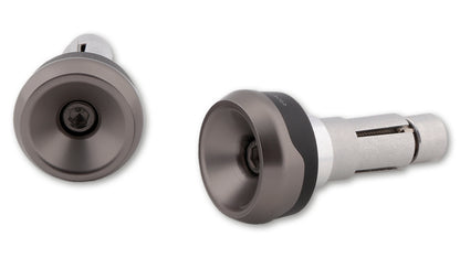 HIGHSIDER pro Akron-XS Handlebar Ends Silver (Pair)