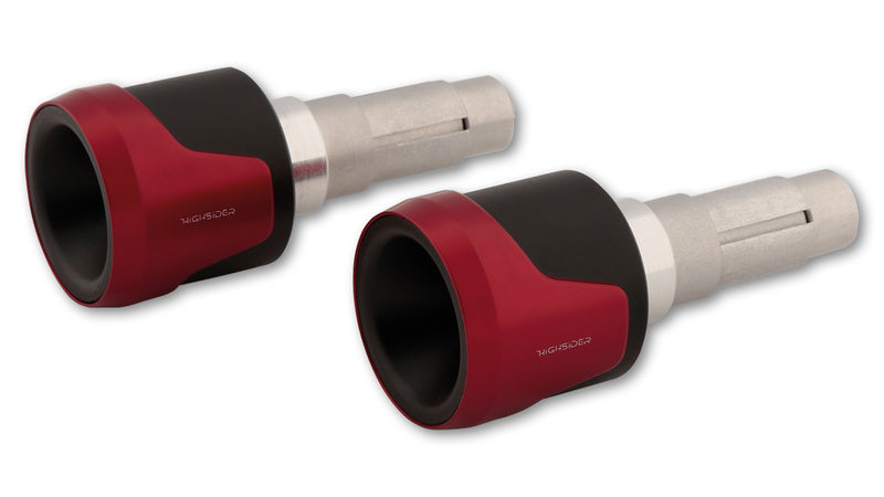 HIGHSIDER pro Akron-XL Handlebar Ends Black (Pair)