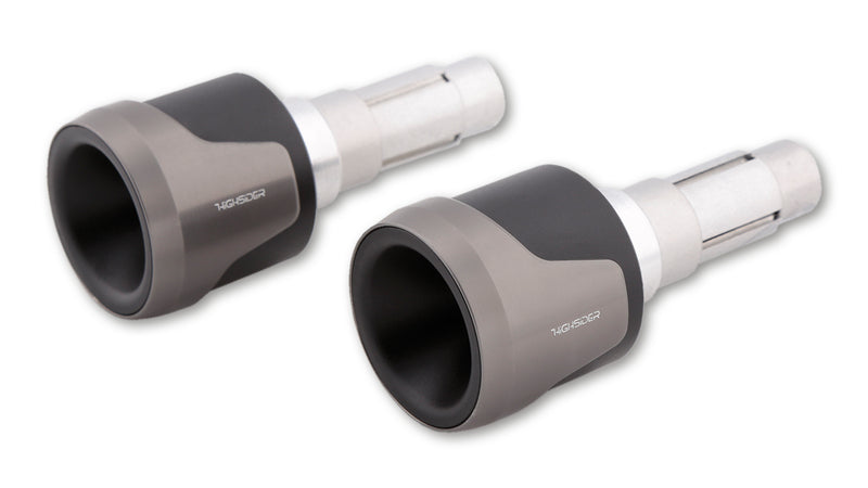 HIGHSIDER pro Akron-XL Handlebar Ends Black (Pair)